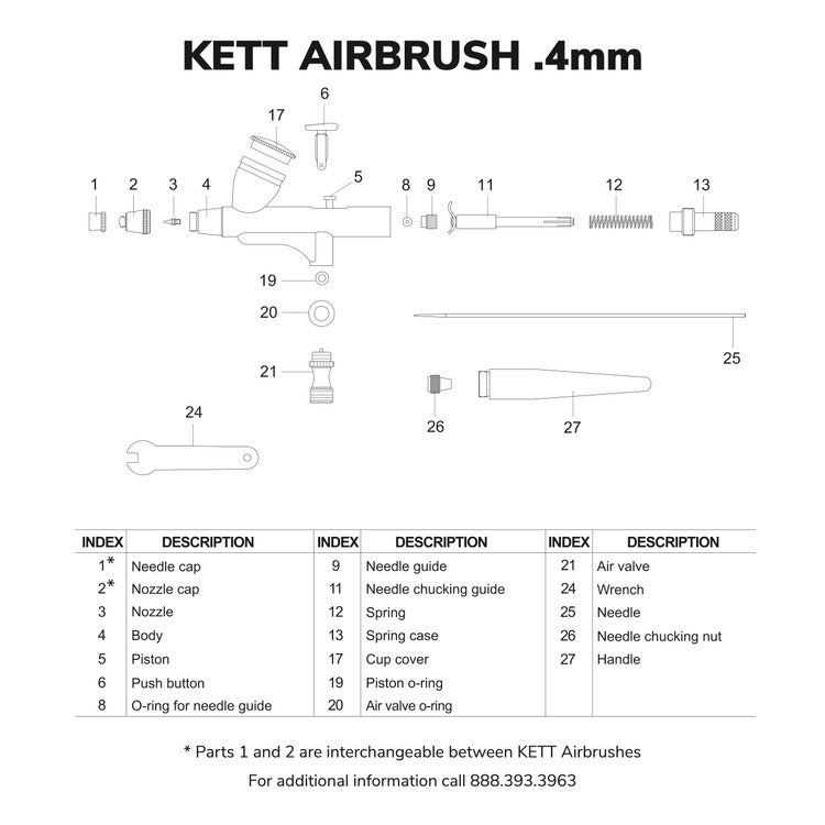 Airbrush .4 mm
