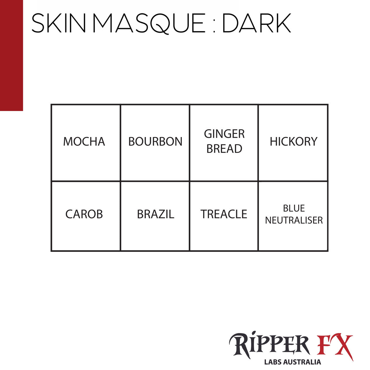 Skin Masque - Total Cover Dark Palette