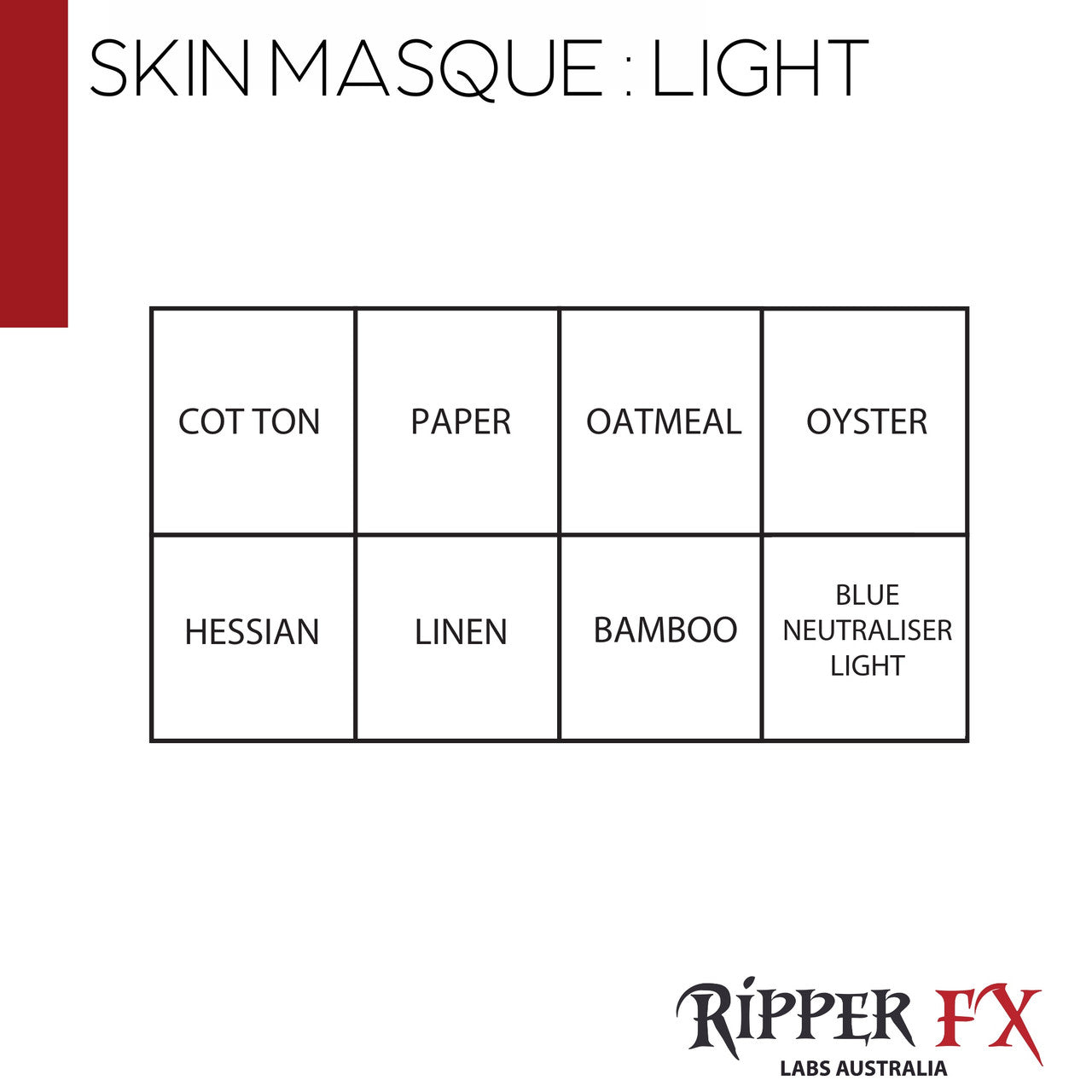 Skin Masque - Total Cover Light Palette