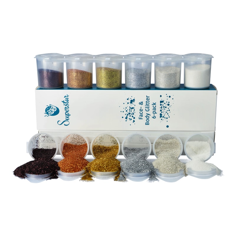 Precious Gem Glitter Mix 6-Pack