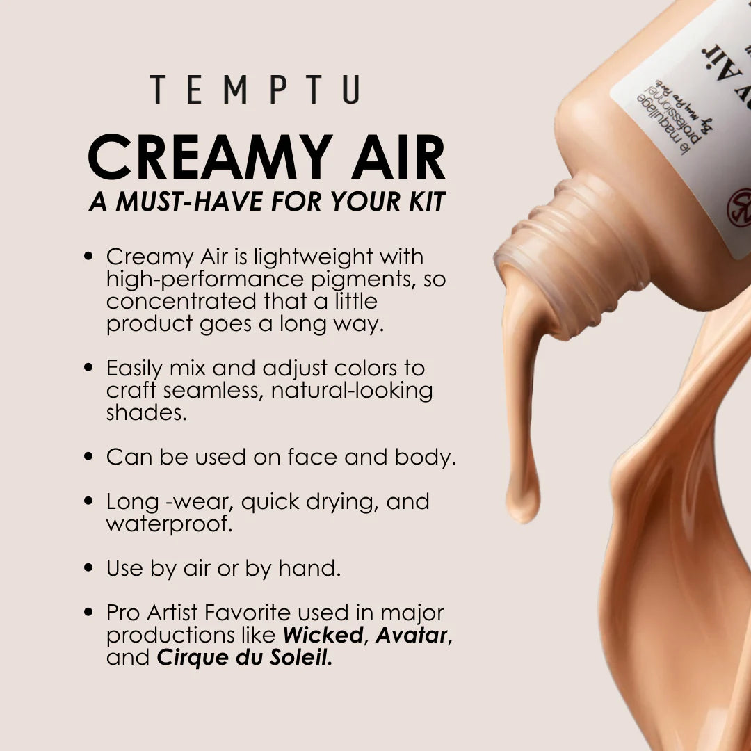 TEMPTU x MaqPro Creamy Air Light Set 10-pack