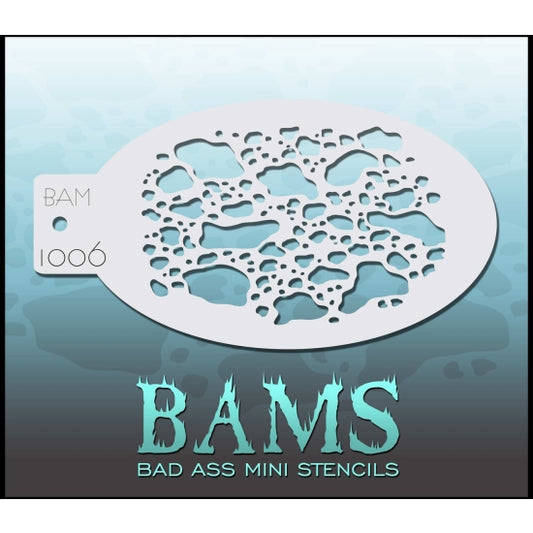 Mini - 1006 BadAss Stencils - Backstage Cosmetics Canada