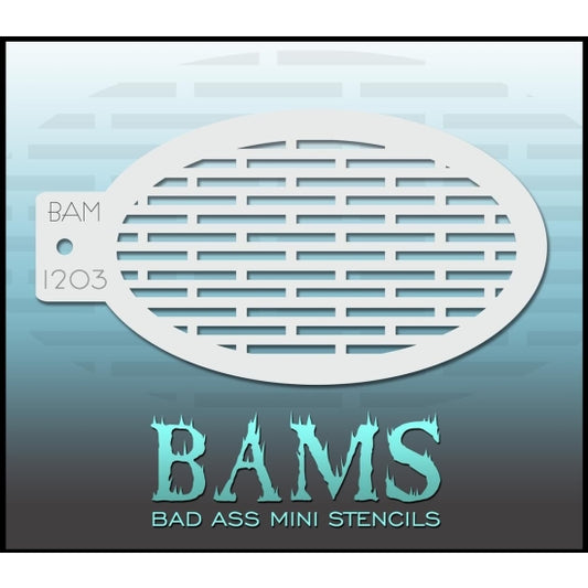 Mini - 1203 BadAss Stencils - Backstage Cosmetics Canada