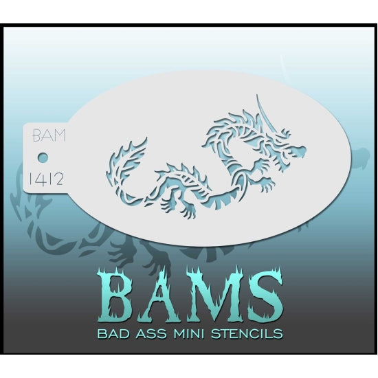 Mini - 1412 BadAss Stencils - Backstage Cosmetics Canada