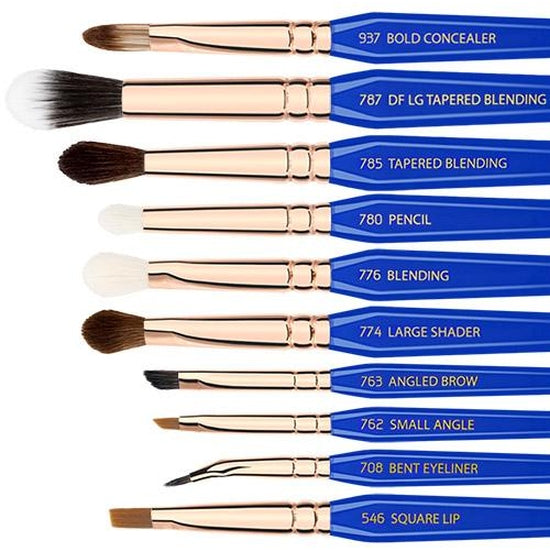 Golden Triangle PHASE II Complete 15pc. Brush Set with Pouch Bdellium Tools - Backstage Cosmetics Canada