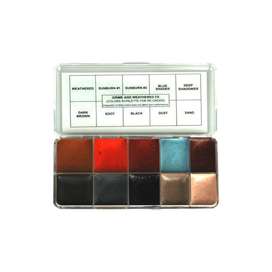 Brad Look Grime & Weathered FX - Palette Only Reel Creations - Backstage Cosmetics Canada