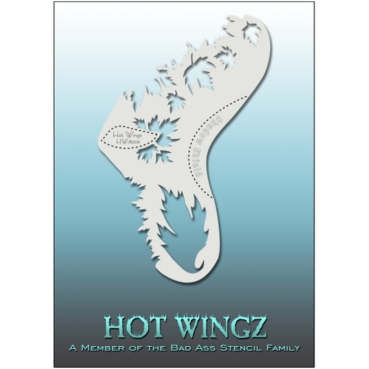 Hot Wingz - Glazed BadAss Stencils - Backstage Cosmetics Canada