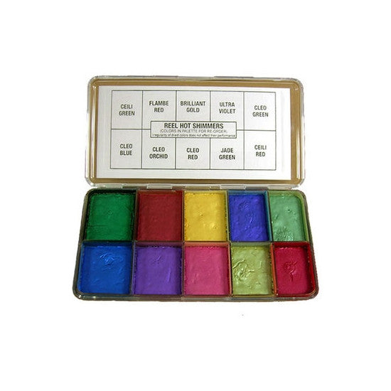 Reel Hot Shimmers Palette - Only Reel Creations - Backstage Cosmetics Canada