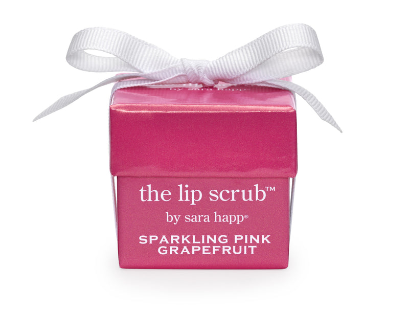 Sparkling Pink Grapefruit Lip Scrub Sara Happ - Backstage Cosmetics Canada