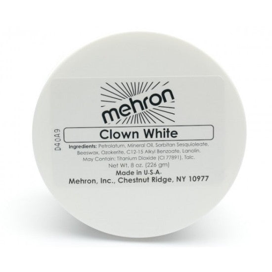 Clown White Mehron - Backstage Cosmetics Canada
