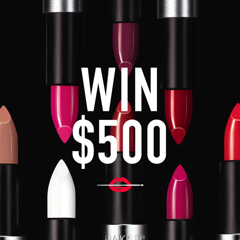 WIN $500 in MAKE UP FOR EVER Products!