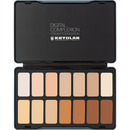 Digital Complexion Cream Foundation Palette 14 Colors