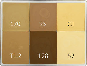 6 Colour Cream Palette