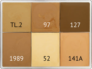 6 Colour Cream Palette