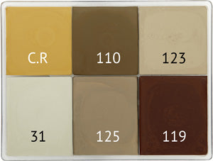 6 Colour Cream Palette
