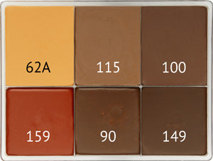 6 Colour Cream Palette