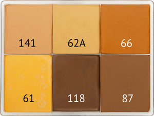 6 Colour Cream Palette
