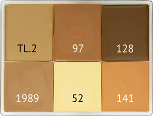 6 Colour Cream Palette