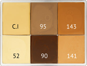 6 Colour Cream Palette