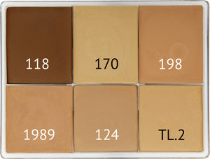 6 Colour Cream Palette