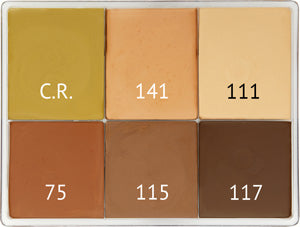 6 Colour Cream Palette