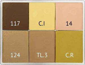 6 Colour Cream Palette