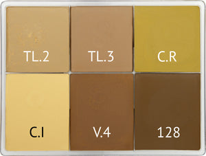6 Colour Cream Palette