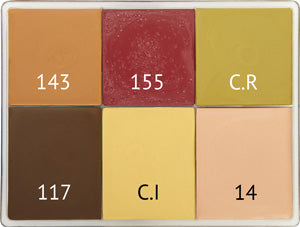 6 Colour Cream Palette