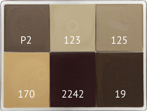 6 Colour Cream Palette
