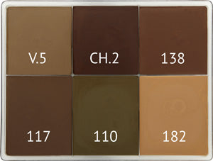 6 Colour Cream Palette
