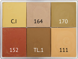 6 Colour Cream Palette