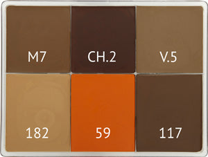 6 Colour Cream Palette
