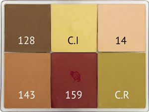 6 Colour Cream Palette