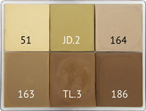6 Colour Cream Palette