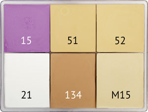 6 Colour Cream Palette