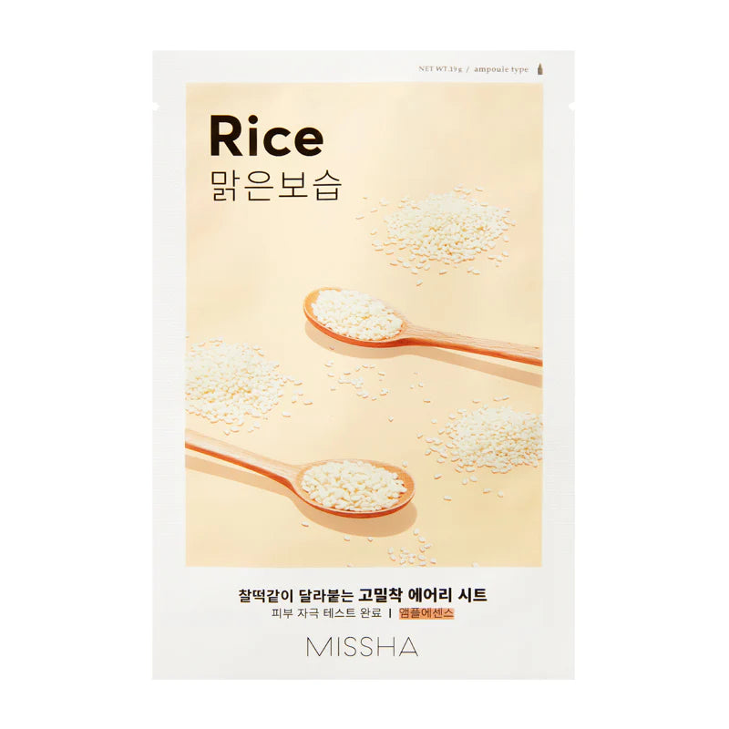 Airy Fit Sheet Mask - Rice