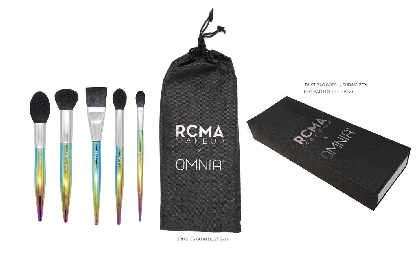 RCMA ® Makeup x OMNIA  ® Professional Brush Set