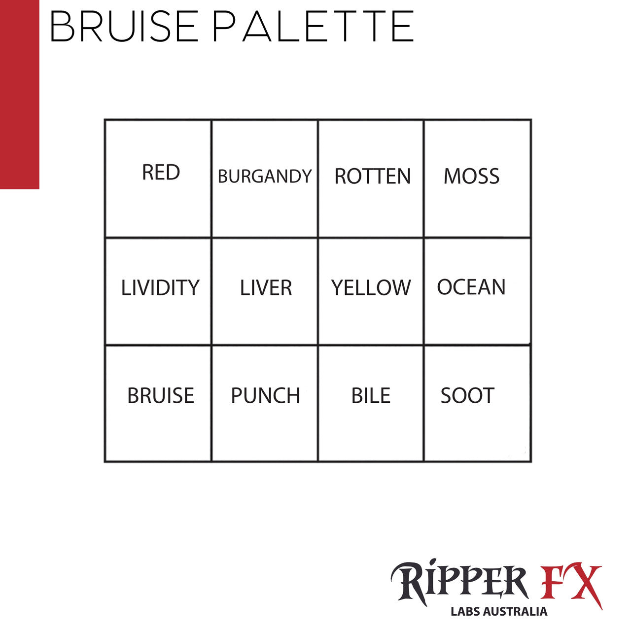 Ripper FX Bruised Alcohol Palette