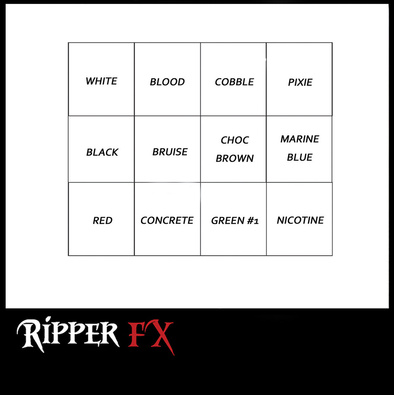 Ripper FX Joker Alcohol Palette