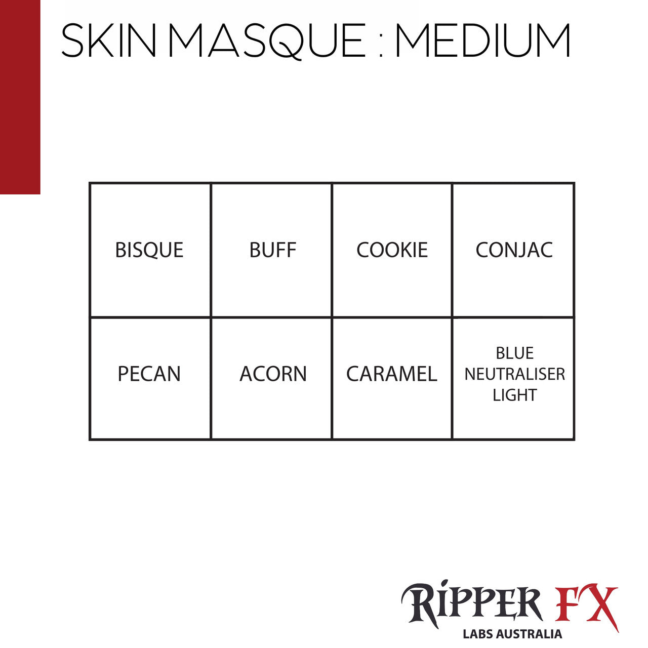 Skin Masque - Total Cover Medium Palette