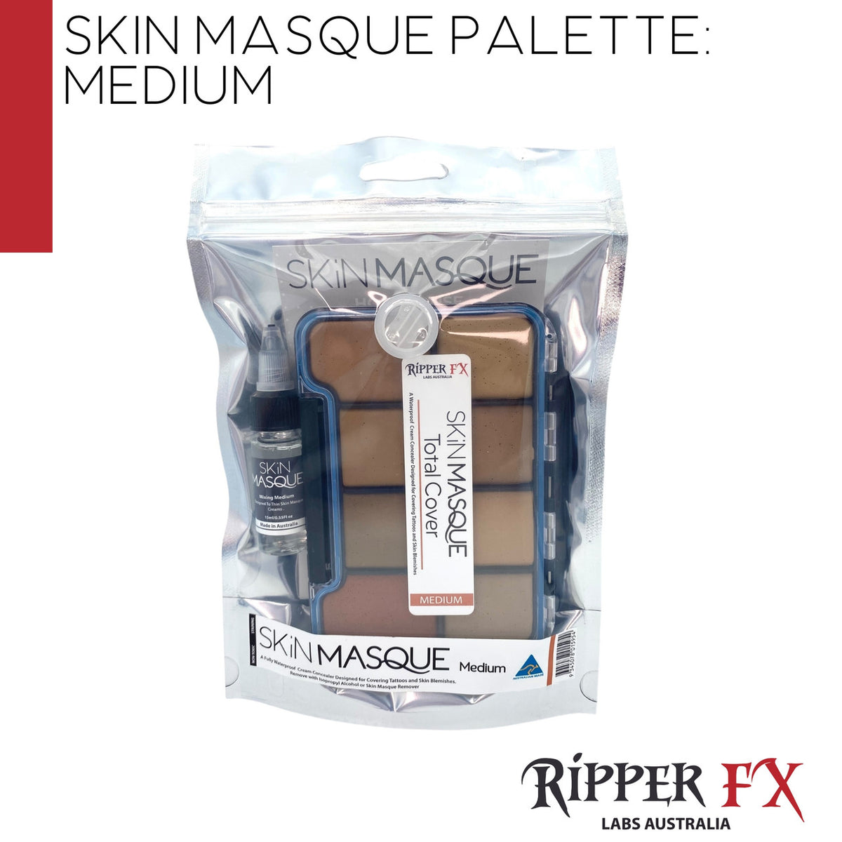 Skin Ripper Pink Ripper FX - Skin Masque - Total Cover Medium Palette – Backstage ...