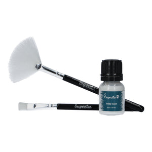 Brush & Glue set for Glitter Tattoo