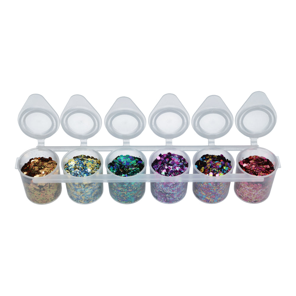 Crazy Chunky Glitter Mix 6-pack