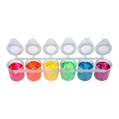 Fluorescent Chunky Glitter Mix 6-pack