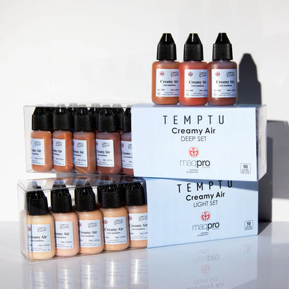 TEMPTU x MaqPro Creamy Air Light Set 10-pack
