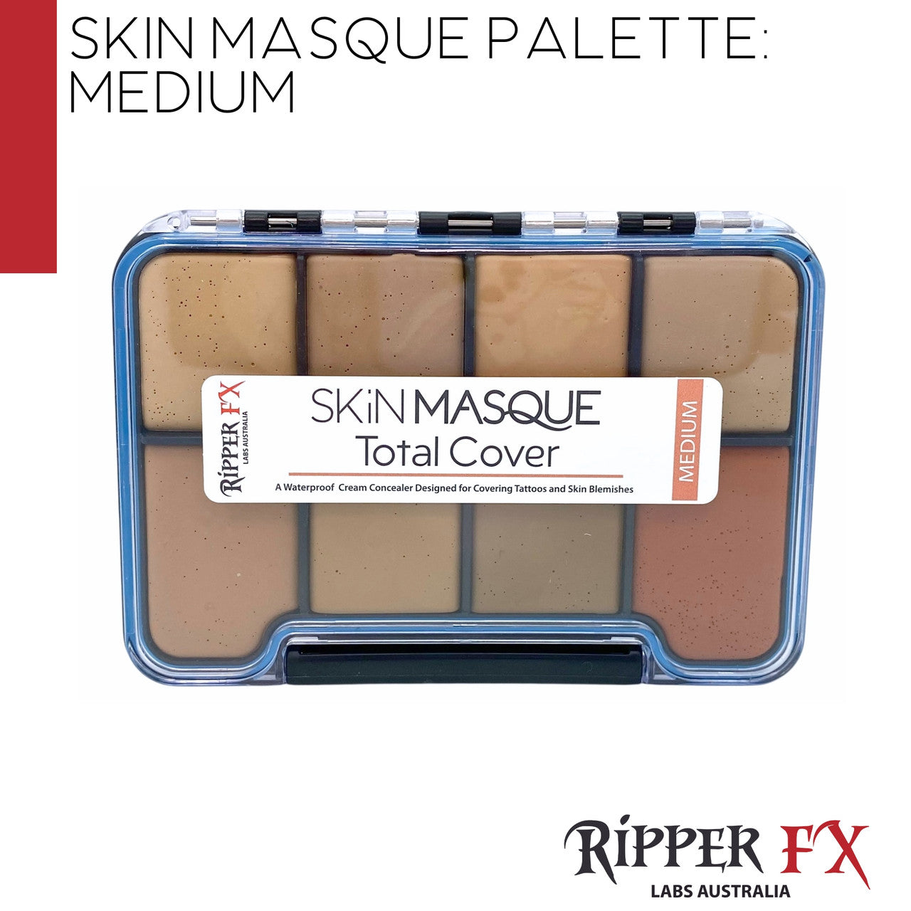 Ripper FX - Skin Masque - Total Cover Medium Palette – Backstage ...