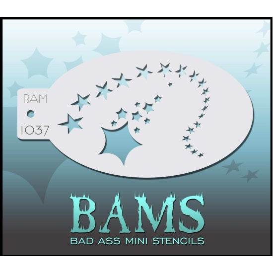 Mini - 1037 BadAss Stencils - Backstage Cosmetics Canada