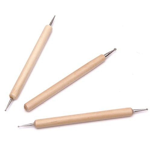 SCULPTING TOOLS - DOUBLE ENDED BALL STYLUS TOOLS (3 PIECE) Titanic FX - Backstage Cosmetics Canada