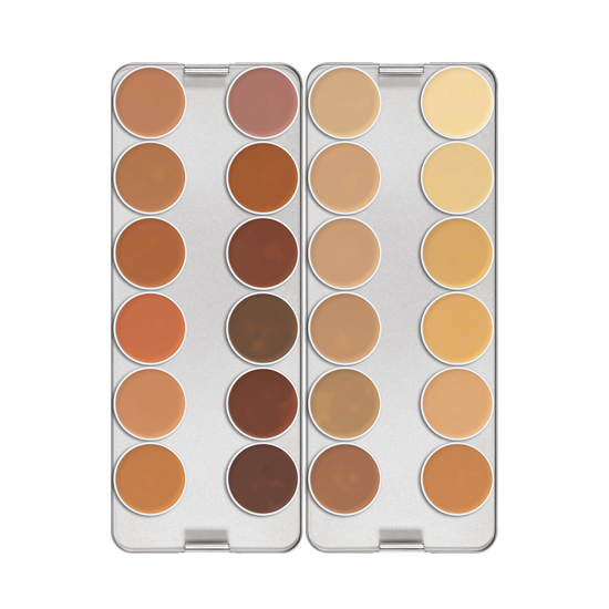Dermacolor Camouflage Creme Palette 24 Colors Kryolan - Backstage Cosmetics Canada