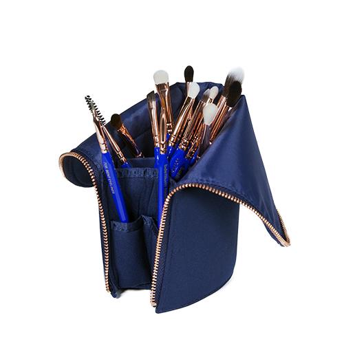 Golden Triangle Eyes Only Complete 15pc. Brush Set with Pouch Bdellium Tools - Backstage Cosmetics Canada